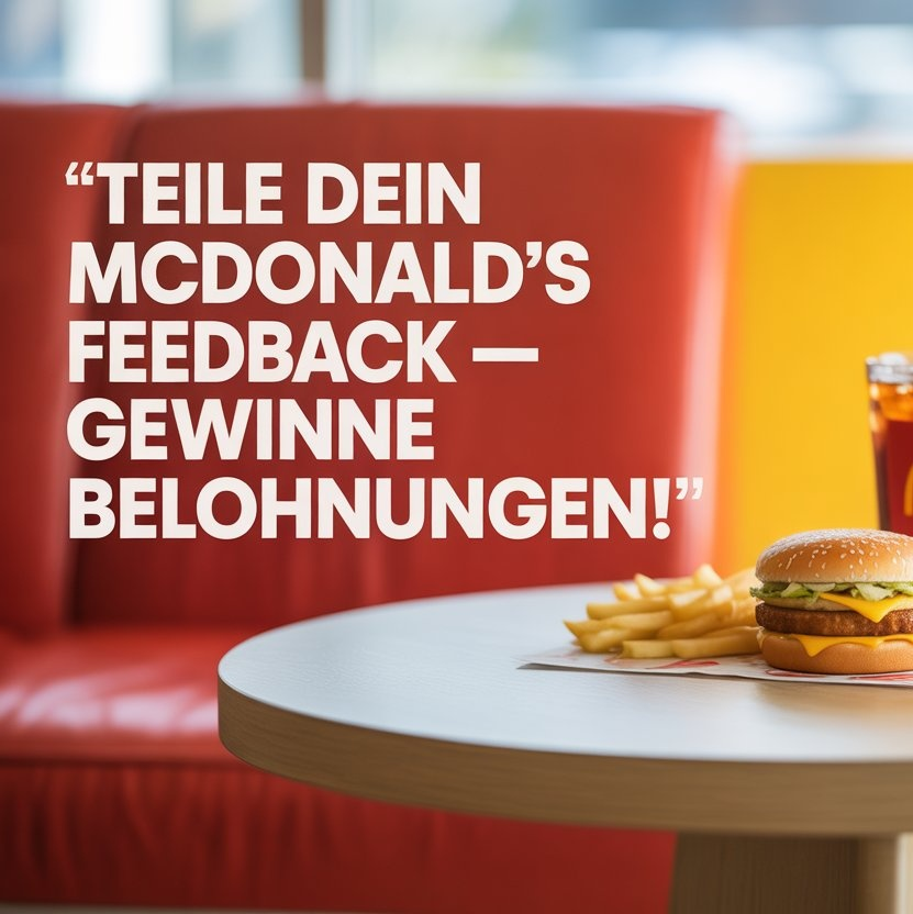 www.mcdonalds/deinfeedback McDonalds Feedback erklärt